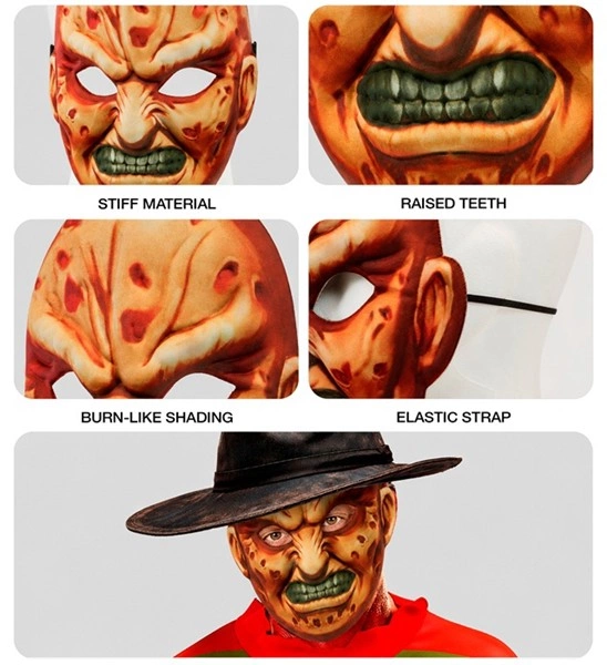 maschera da freddy krueger in tessuto