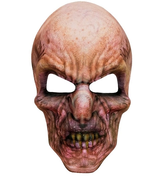 maschera da zombie con vermi (copia)