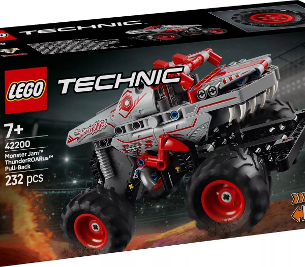 lego techinc pull back monster jam™ thunderroarus™