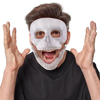 maschera con denti da dinosauro scheletro (copia)