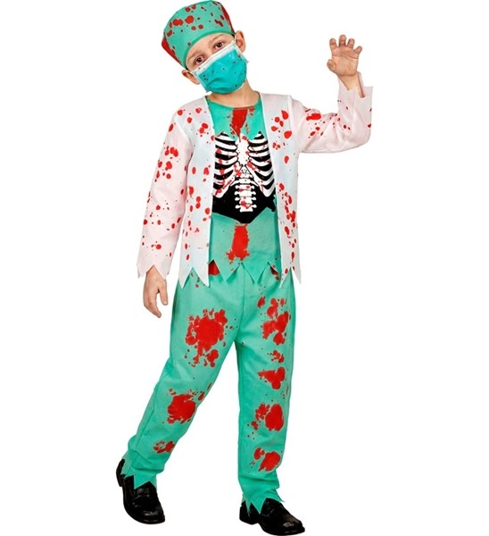 costume da dottore zombie