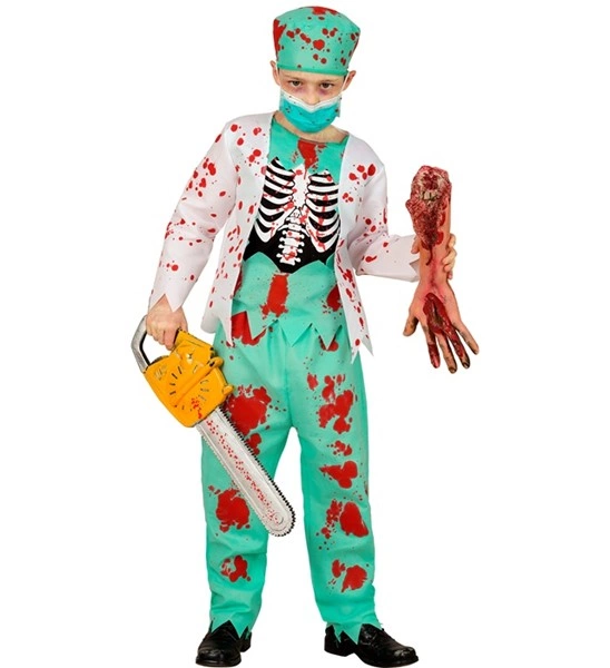 costume da dottore zombie