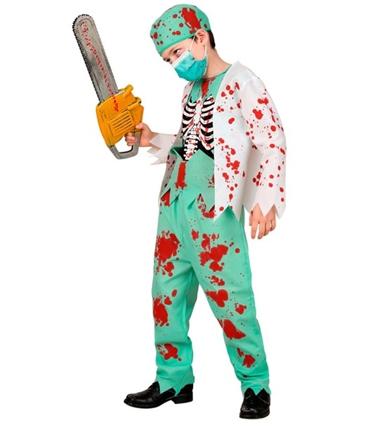 costume da dottore zombie