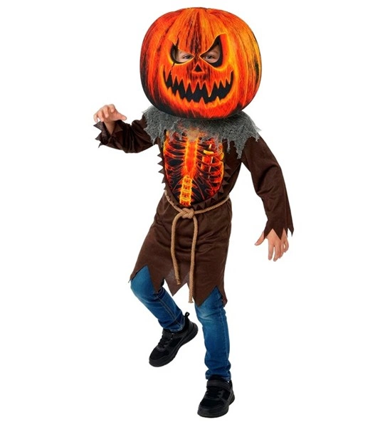 costume da zucca spaventosa
