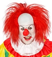 calotta con capelli rossi da clown malvagio (copia)