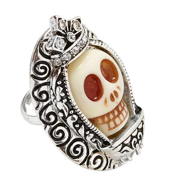 anello teschio con ossa incrociate (copia)