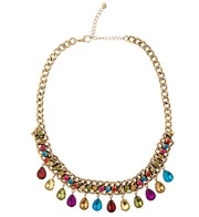 orecchini croce oro con pietre colorate (copia)