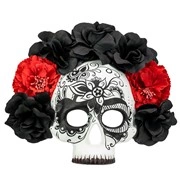 maschera dia de los muertos con cappello (copia)