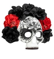 maschera dia de los muertos con cappello (copia)