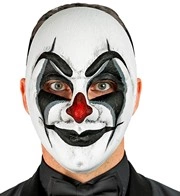 maschera clown con occhi spalancati (copia)