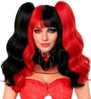 parrucca rossa da creepy clown (copia)
