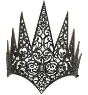 cerchietto aureola con spunzoni e rose oro (copia)
