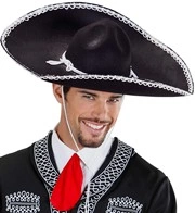 cappello sombrero nero in feltro (copia)