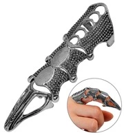 anello teschio azzurro e strass (copia)