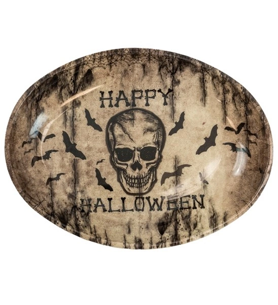 vassoio con teschio happy halloween (copia)