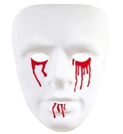 maschera da hockey bianca insanguinata (copia)