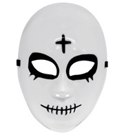 maschera uomo plastica bianca dura (copia)