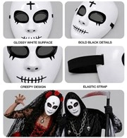 maschera uomo plastica bianca dura (copia)