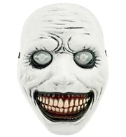 maschera satanica plastica bianca dura (copia)