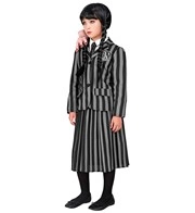 costume da mercoledi addams a pois (copia)