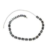 cintura argento con strass brillanti (copia)
