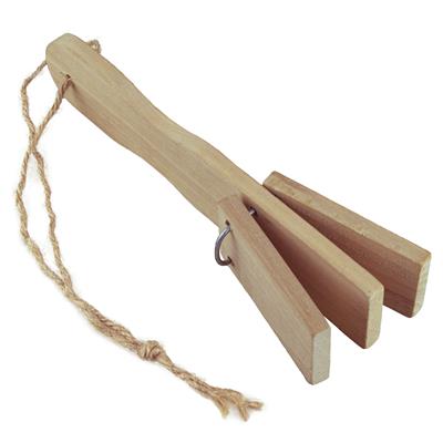 raganella in legno 20 cm
