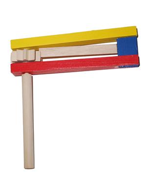 raganella in legno colorata 16 cm (copia)