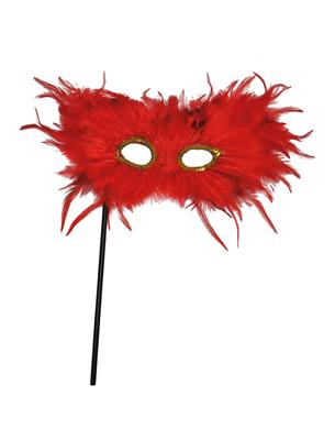 maschera veneziana multicolore con piume (copia)