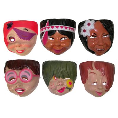 maschera bianca da colorare per bambini in eva (copia)