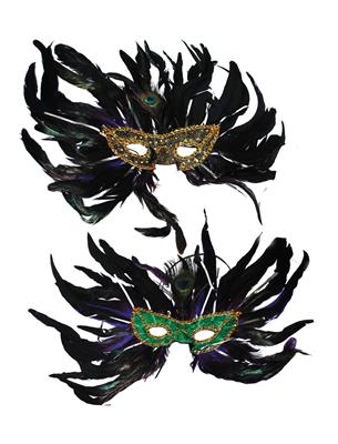 maschera domino con piume (copia)