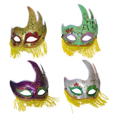 maschera veneziana con piume pavone colori assortiti (copia)