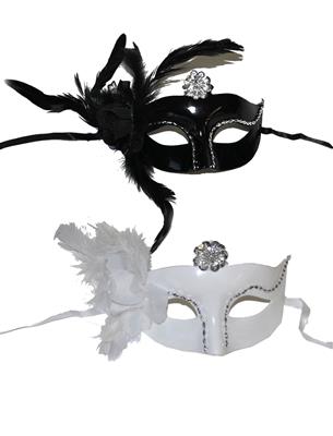 maschera veneziana con fiore colori assortiti (copia)