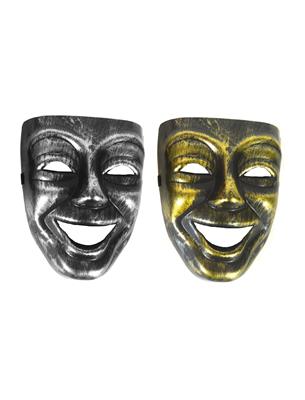 maschera veneziana con naso oro o argento (copia)