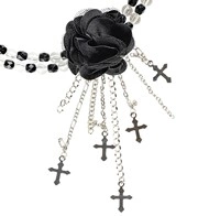 collana oro con pietre colorate e pendenti (copia)