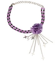 collana girocollo con fiore gotico verde (copia)