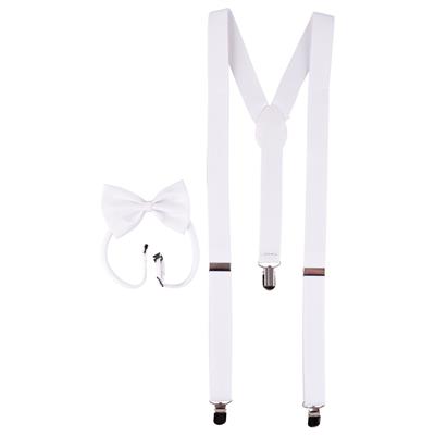 set bretelle rosse regolabili con papillon (copia)
