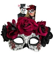 maschera dia de los muertos teschio clown (copia)