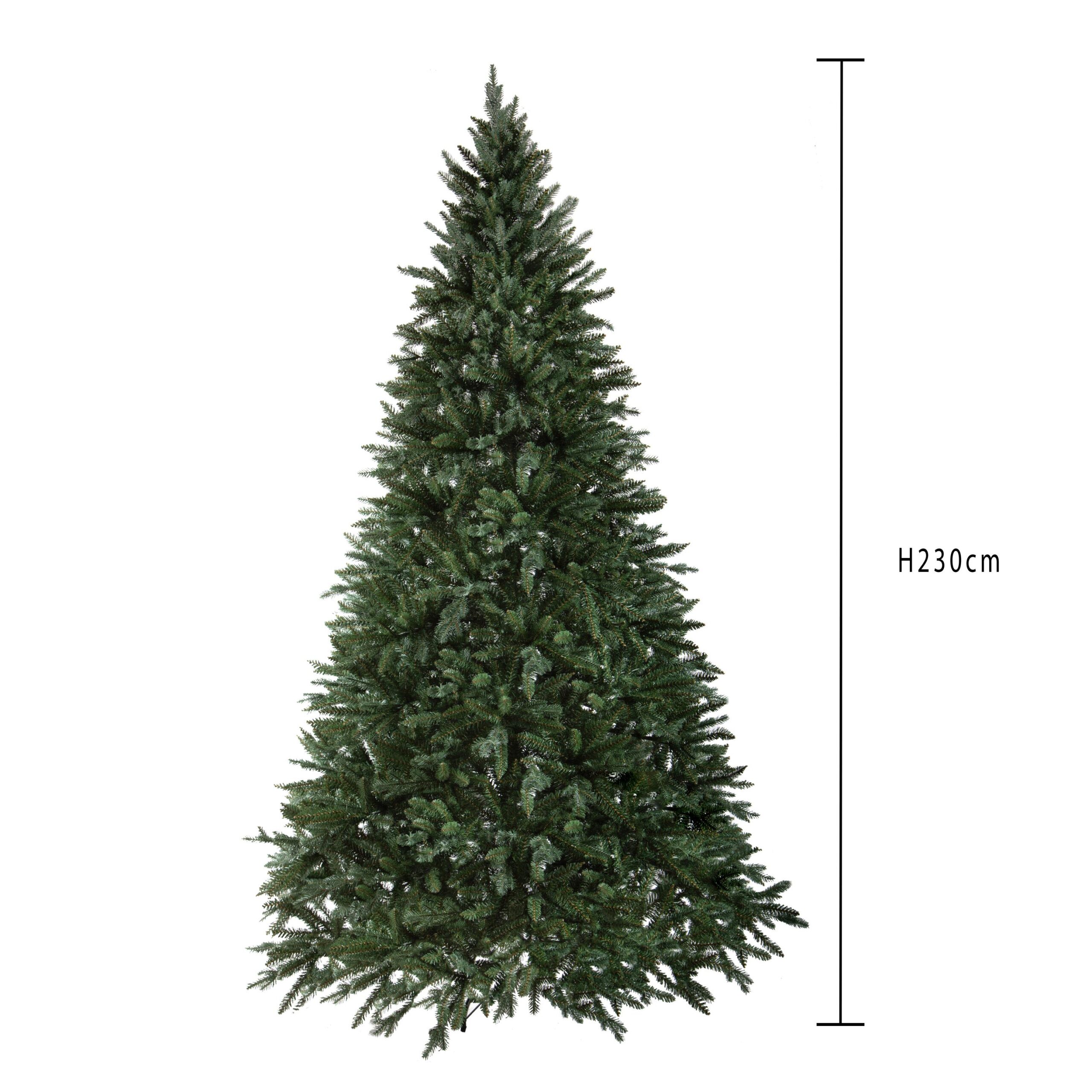 albero di natale mixed needle 240 cm – 1773 rami pvc+pp effetto pino (copia)