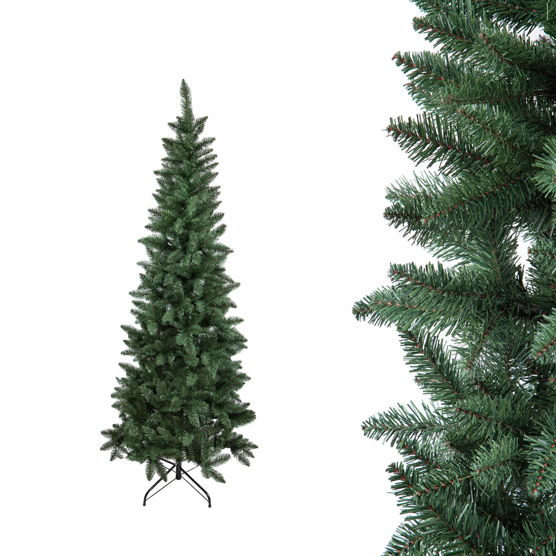 albero di natale slim 150 cm verde – abete artificiale 303 punte (copia)