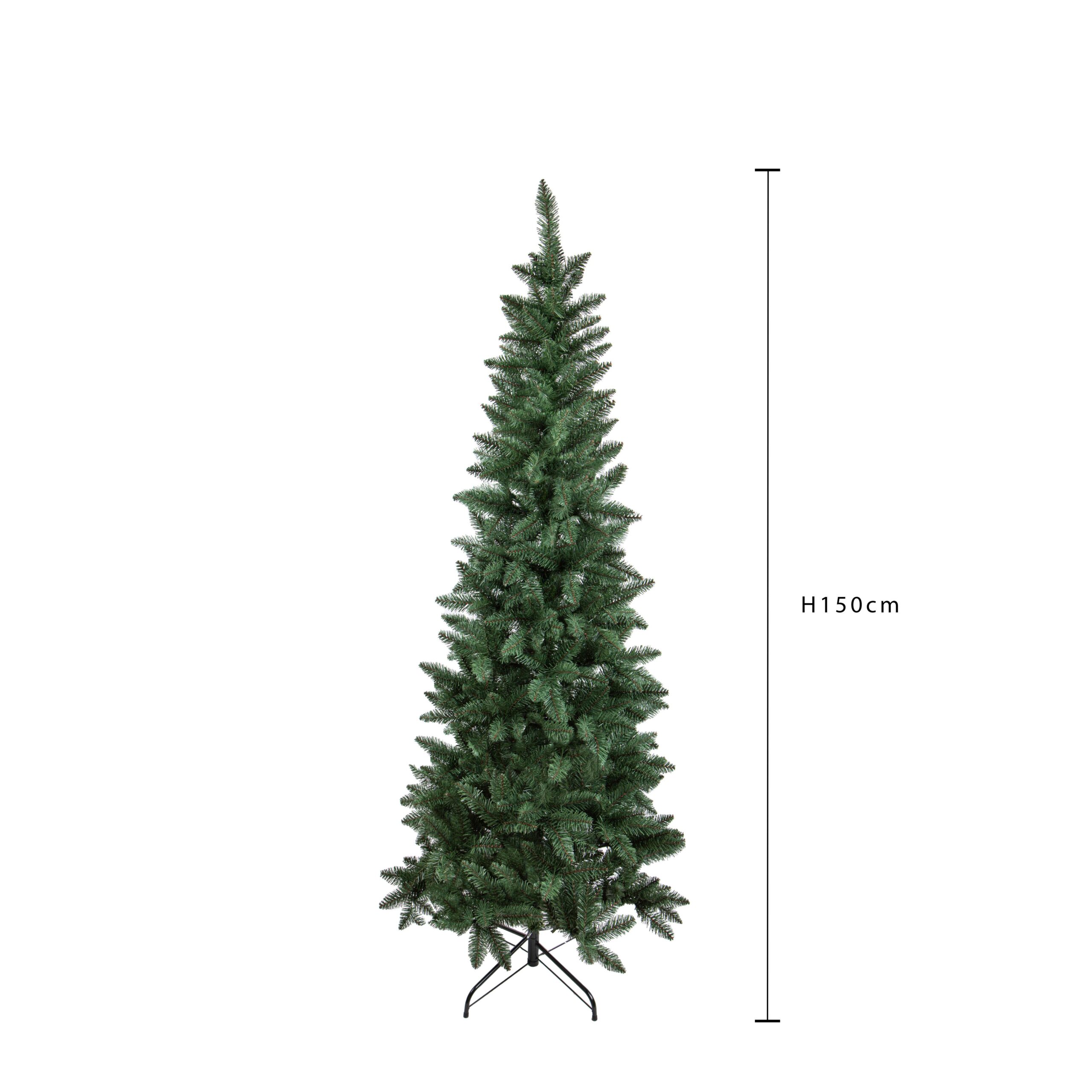 albero di natale slim 150 cm verde – abete artificiale 303 punte (copia)