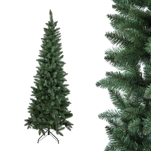 albero di natale artificiale a parete 215 cm – 718 rami in pvc e pp (copia)