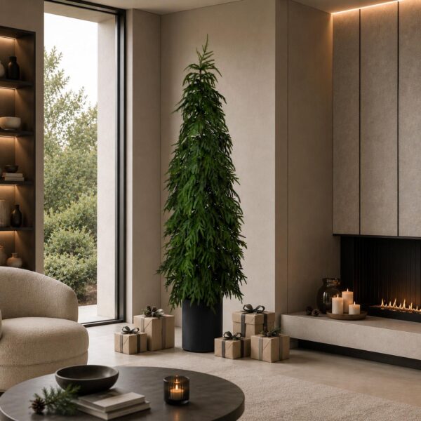 albero di natale artificiale gran sasso 198 cm – 2703 rami pvc e pe (copia)