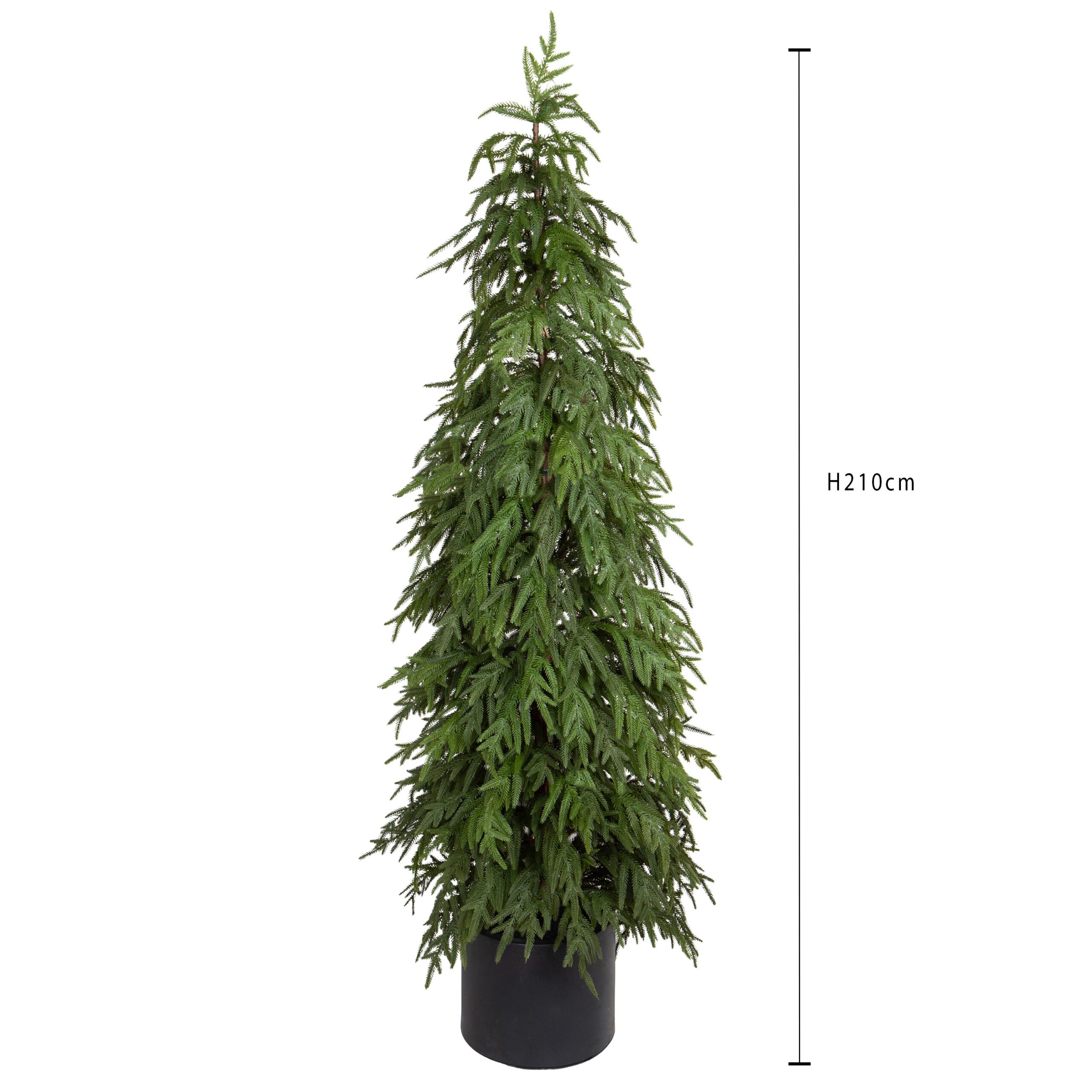 albero di natale artificiale gran sasso 198 cm – 2703 rami pvc e pe (copia)