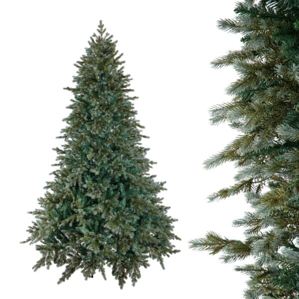 albero di natale artificiale abete alpino 230 cm – 1396 rami in pvc e pe (copia)