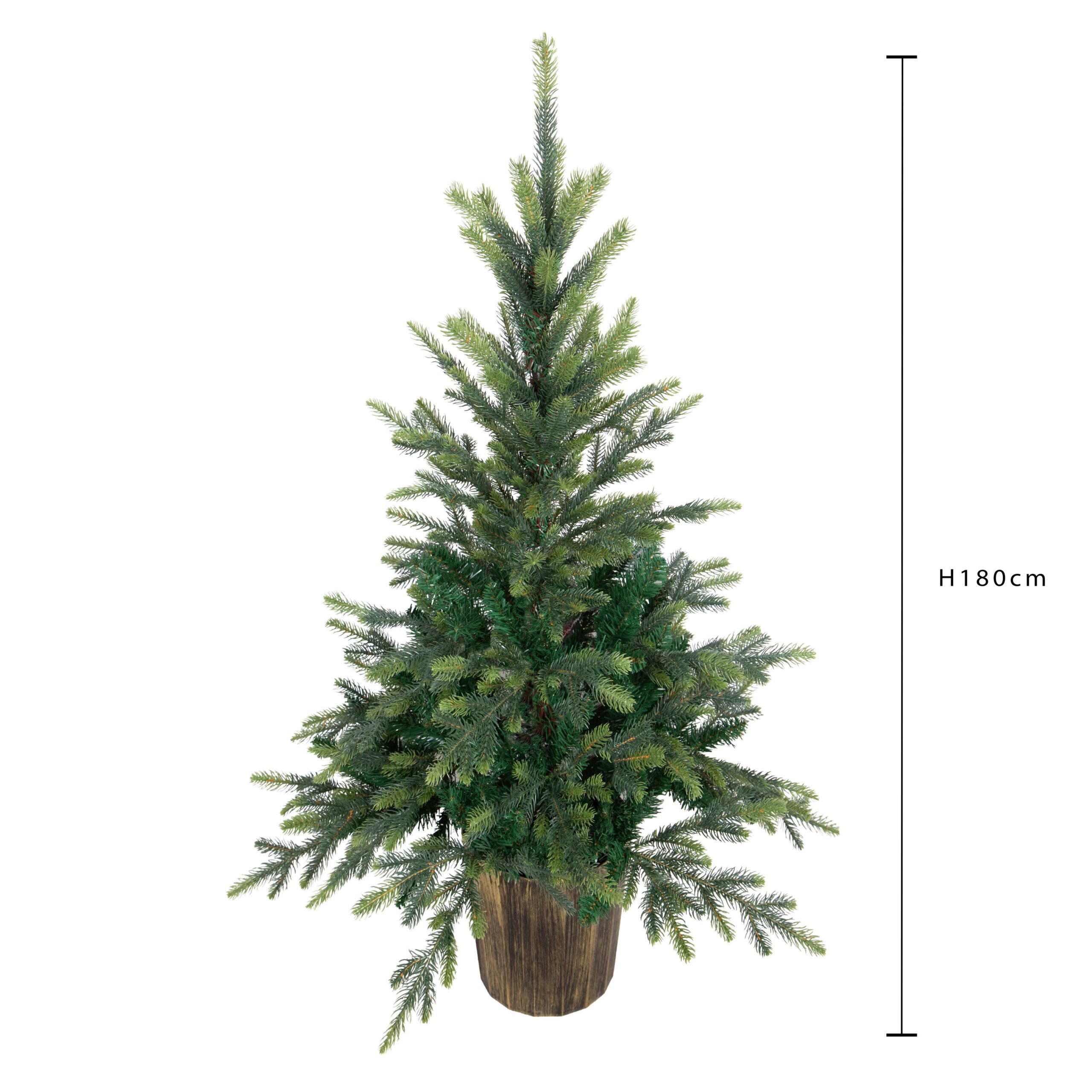 albero di natale norfolk 180 cm in vaso – abete artificiale con rami pendenti (copia)