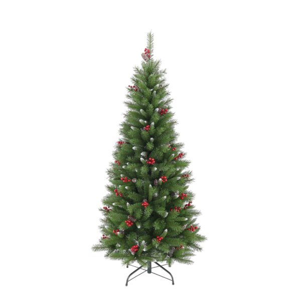 albero di natale decorato con led e vaso – 120 cm (copia)