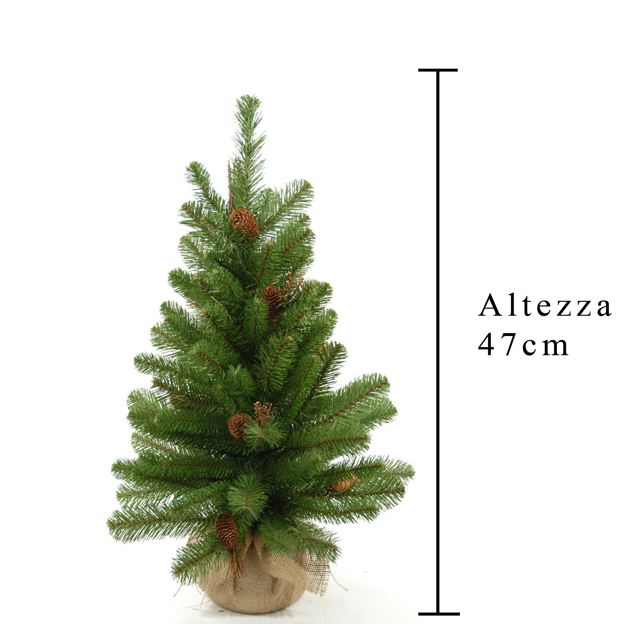 albero di natale da tavolo con base in juta – 30 cm (copia)