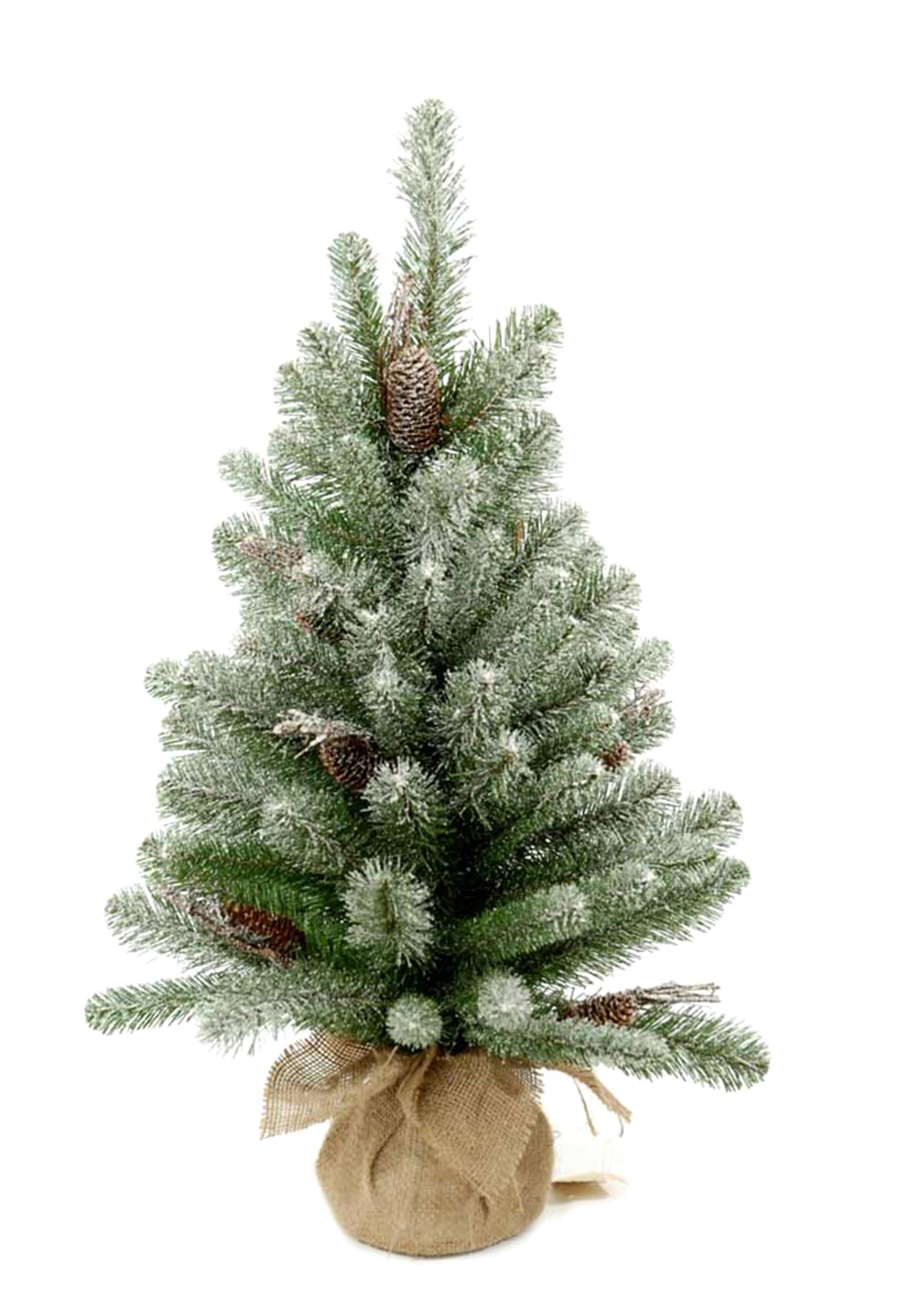 albero di natale innevato da tavolo con base in juta – 60 cm (copia)