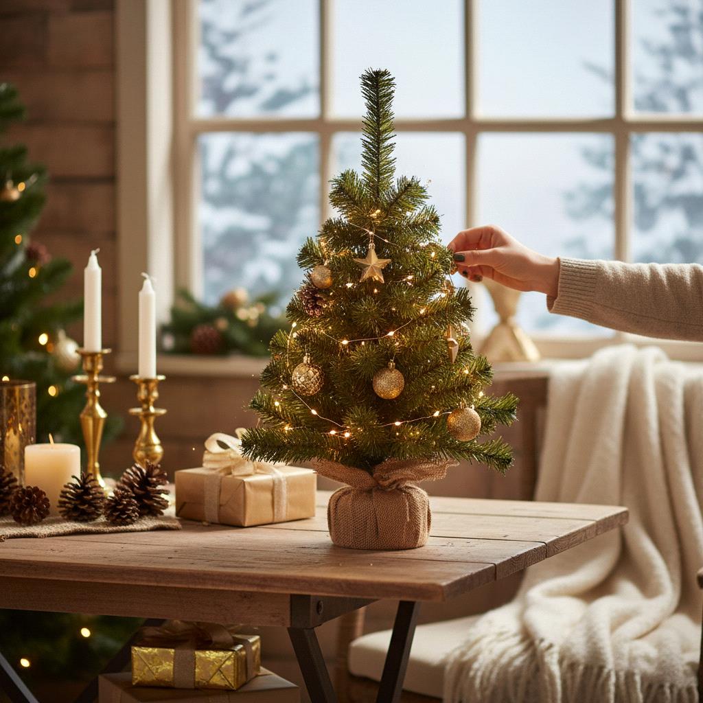 albero di natale con base in juta – 50 cm (copia)