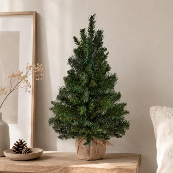 albero di natale con pigne e base in legno – 90 cm (copia)